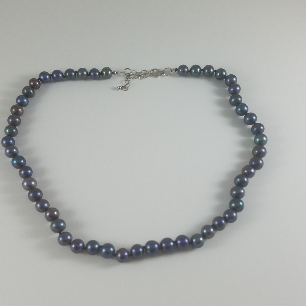Black Freshwater Pearl Necklace